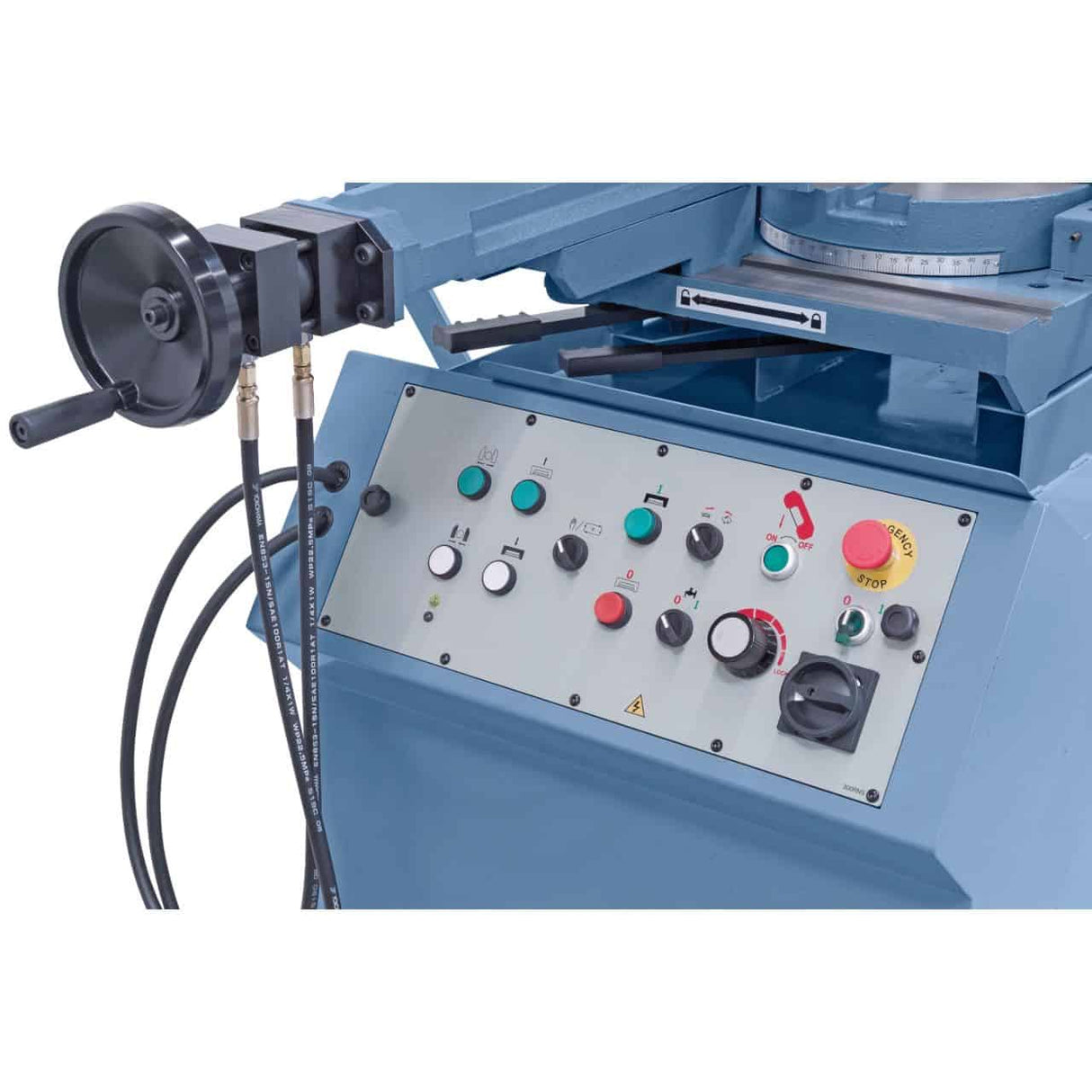 Bernardo Sega a nastro con doppio taglio obliquo MBS 300 DGA