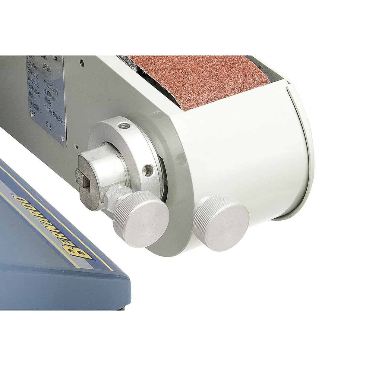 Bernardo BDS 75 Bandschleifer – 75 × 1.180 mm Schleifband, 150 mm Schleifscheibe, 1,1 kW (S1) Motor, 400 V Drehstrom, Gewicht 65 kg