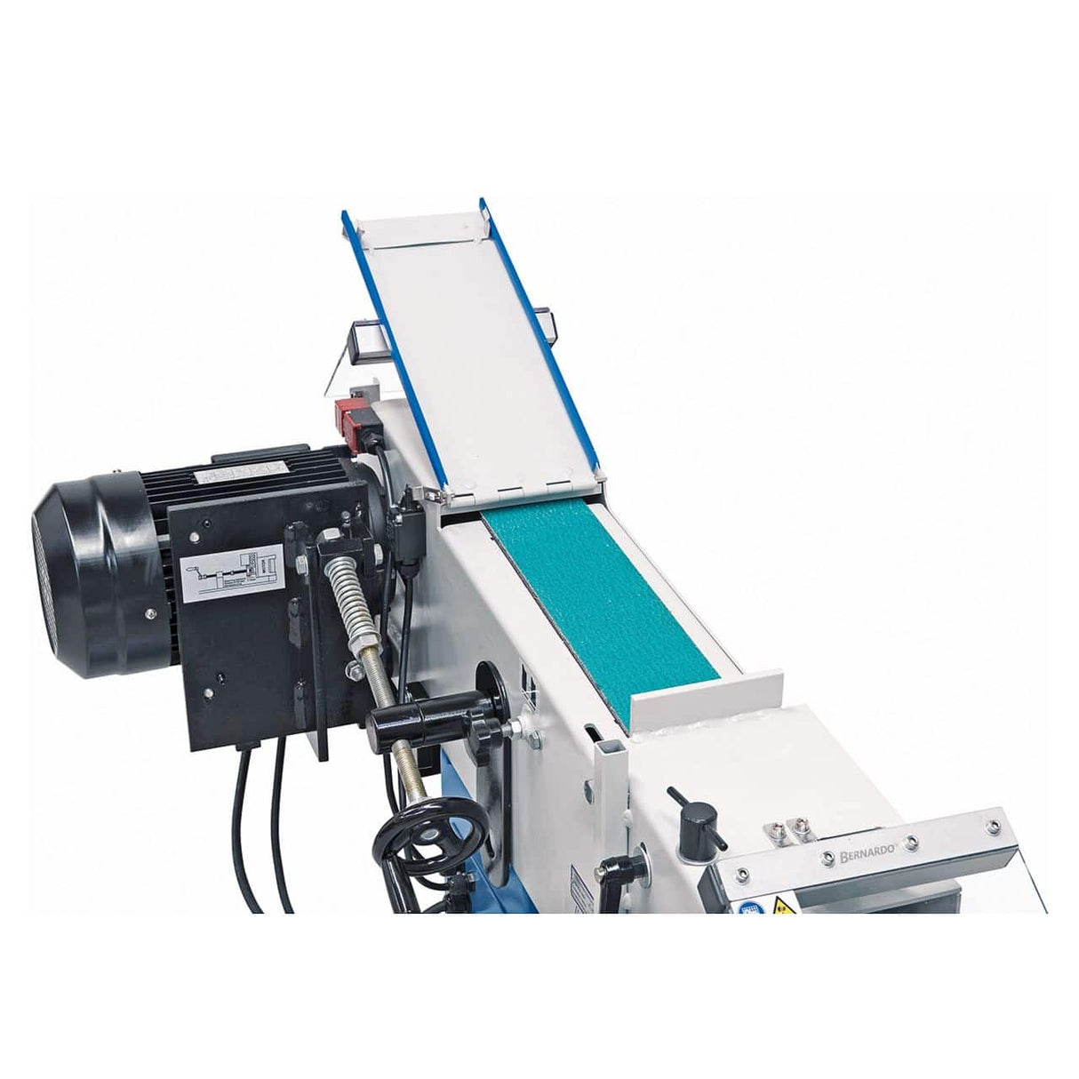Bernardo KBR 100 x 2000 Duo Bandschleifer – 100 × 2000 mm Schleifband, Rohrvorrichtung Ø 20–76 mm, 2,5 kW (S1) Motor, 400 V Drehstrom, Gewicht 148 kg