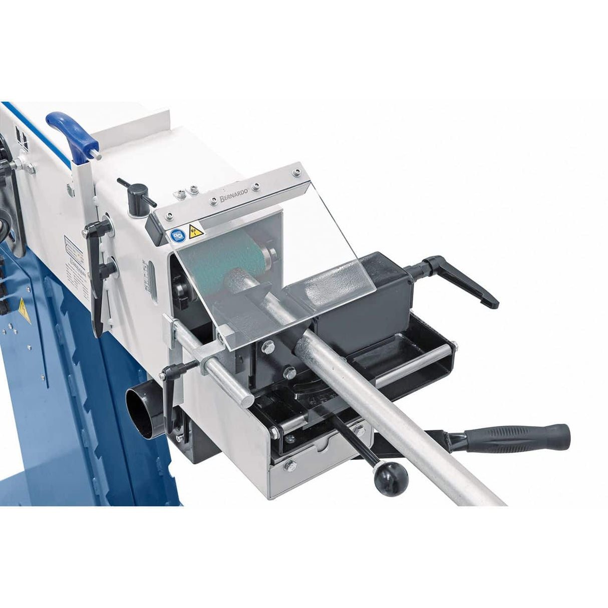Bernardo KBR 100 x 2000 Duo Bandschleifer – 100 × 2000 mm Schleifband, Rohrvorrichtung Ø 20–76 mm, 2,5 kW (S1) Motor, 400 V Drehstrom, Gewicht 148 kg