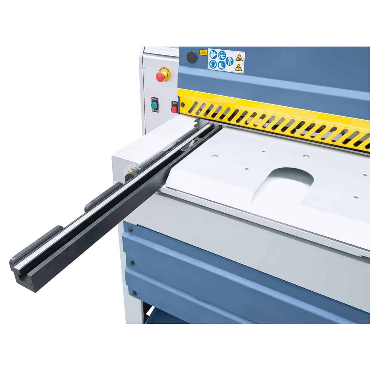 Cesoia a ghigliottina motorizzata Bernardo MTR 2560 × 2,5 mm NCC con supporto pneumatico