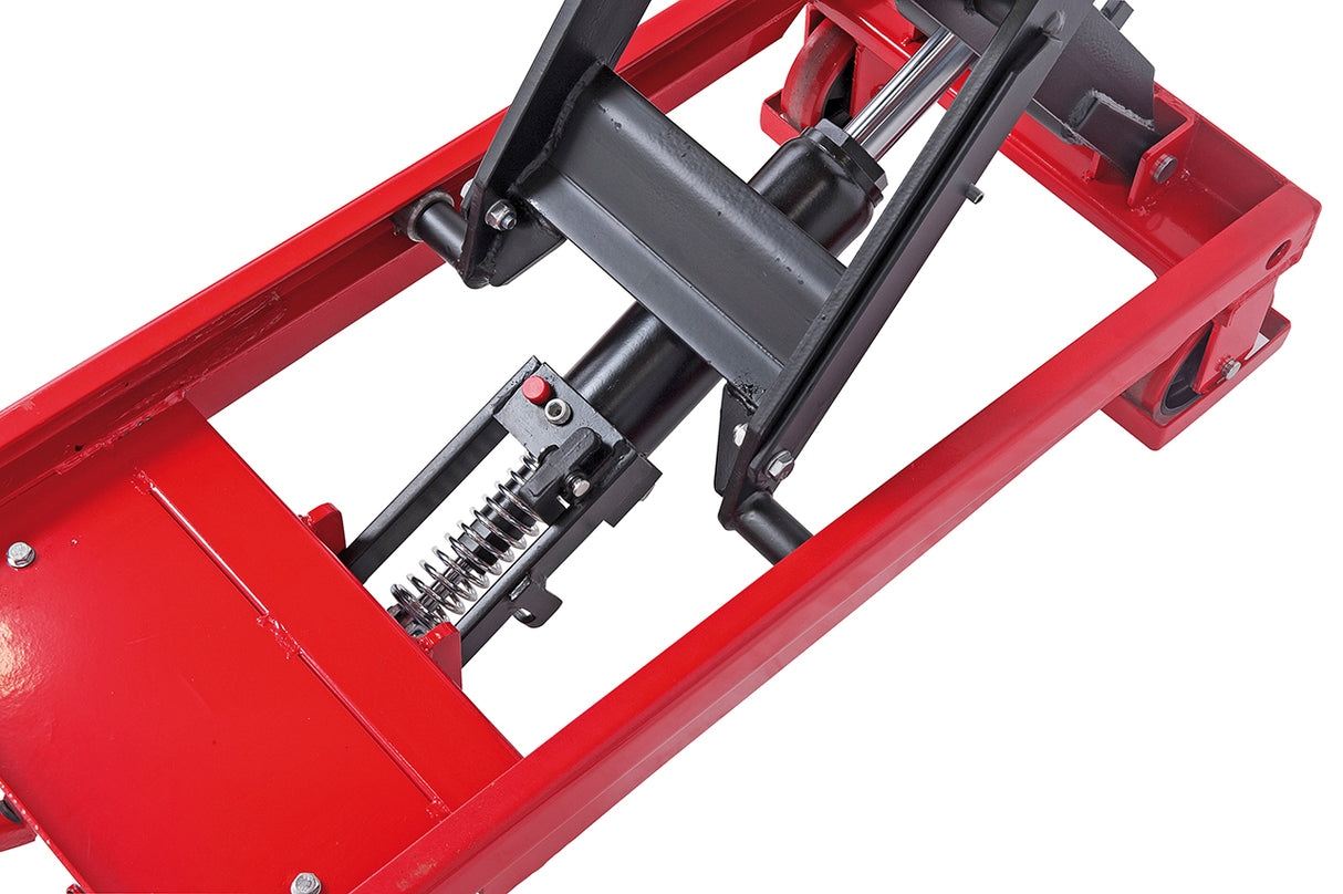 Bernardo BS 350 D manueller hydraulischer Hubtisch – Tragfähigkeit 350 kg, Höhe 355-1300 mm, Tisch 910 × 500 mm, Gewicht 98 kg