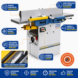 Bernardo FS 310 PS Hobel- und Dickenhobelmaschine mit Spiralspindel