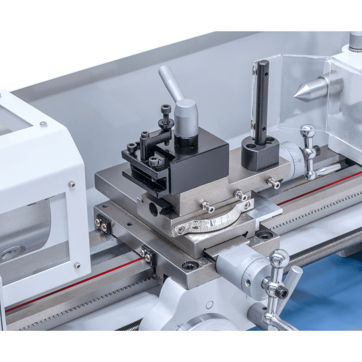 Bernardo Hobby 350 Top Kompakt-Metalldrehmaschine mit 2-Achsen-Digitalanzeige