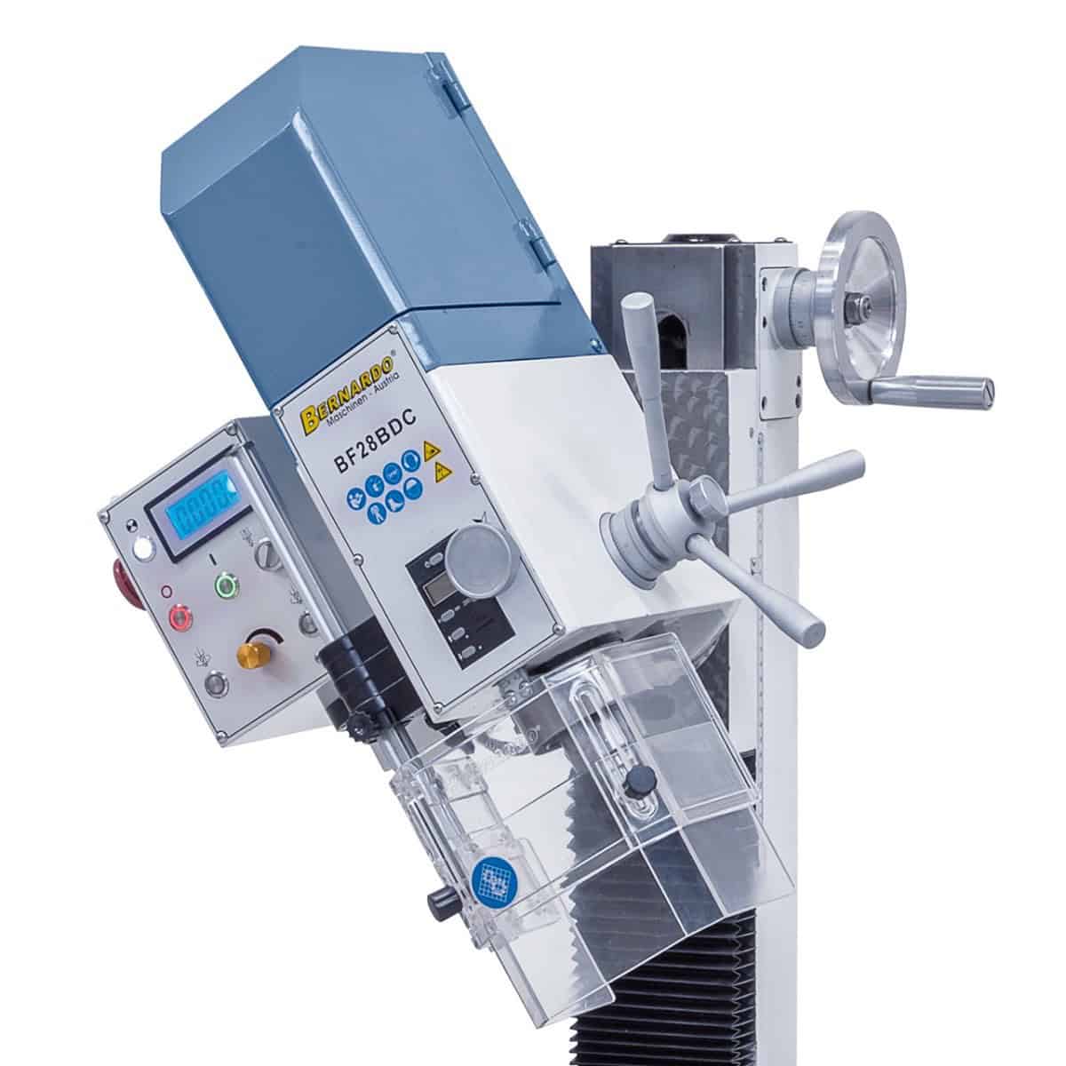 Bernardo BF 28 BDC 230 V Bohr-Fräsmaschine mit digitaler Drehzahl- und Hubanzeige
