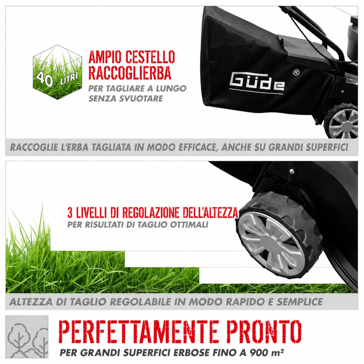 Güde ECO WHEELER 412.2 P Rasenmäher