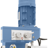 Bernardo UWF 80 E Universal-Fräsmaschine – ISO 40 vertikal und horizontal, 3-Achsen-Digitalanzeige ES-12 H, 1000×240 mm Tisch neigbar ±45°