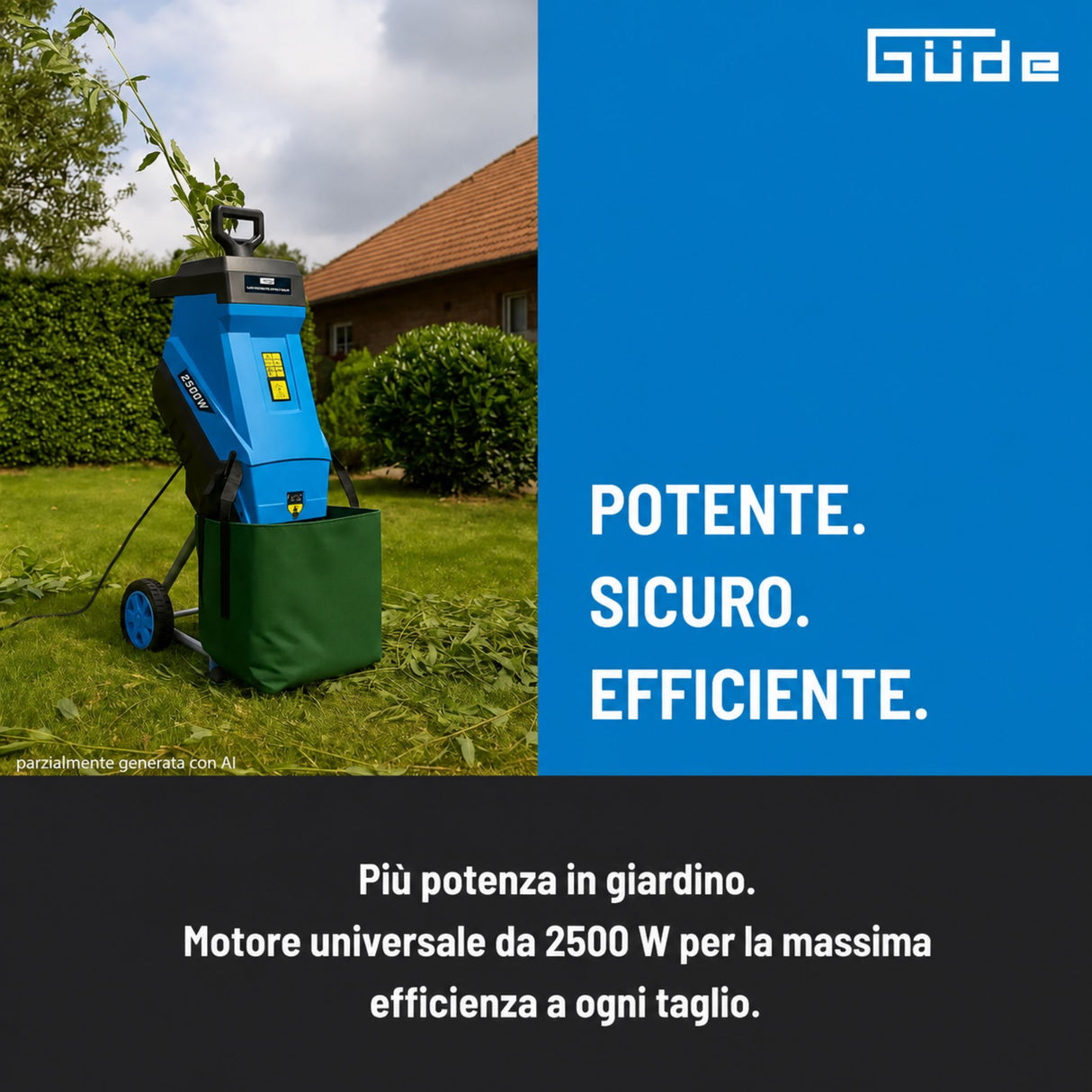 Güde GH 2501 Gartenhäcksler