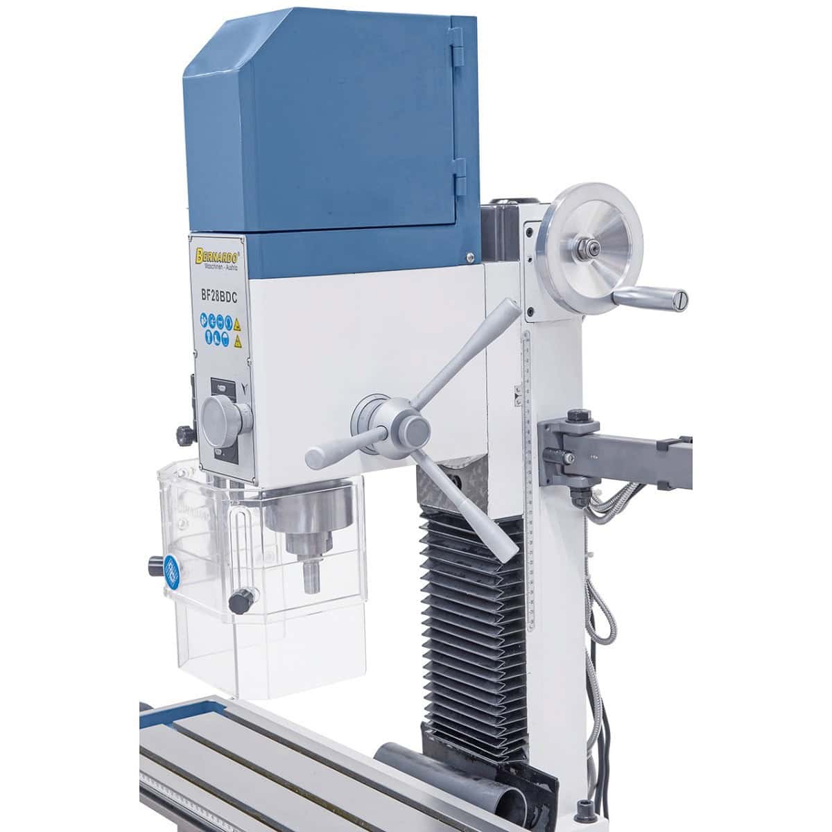 Bernardo BF 28 BDC Bohr- und Fräsmaschine mit 3-Achs-Digitalanzeige ES-12 V, Drehzahlregelung 100–3000 U/min
