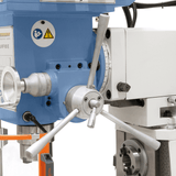 Bernardo UWF 80 E Universal-Fräsmaschine – ISO 40 vertikal und horizontal, 3-Achsen-Digitalanzeige ES-12 H, 1000×240 mm Tisch neigbar ±45°