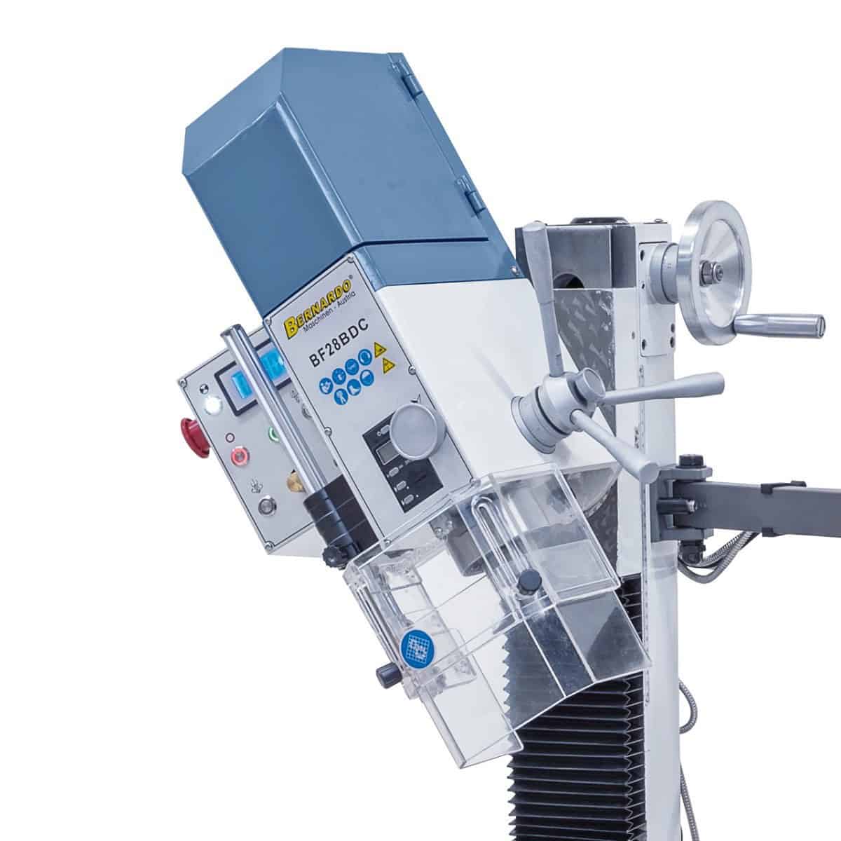 Bernardo BF 28 BDC Bohr- und Fräsmaschine mit 3-Achs-Digitalanzeige ES-12 V, Drehzahlregelung 100–3000 U/min