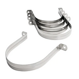 IGM Edelstahl-Halterungen für 100-mm-Rohr, 5-teiliges Set