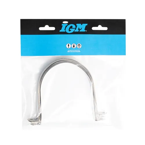 IGM Edelstahl-Halterungen für 100-mm-Rohr, 5-teiliges Set