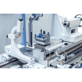 Bernardo Goliath 660 × 1.500 Industriedrehmaschine mit 3-Achs-Digitalanzeige ES-12 V – Spitzenweite 1.500 mm, Ø 660 mm am Bett, Spindelbohrung Ø 105 mm D1-8, 9-kW-Motor mit CE-Magnetbremse, Gewicht 3.630 kg
