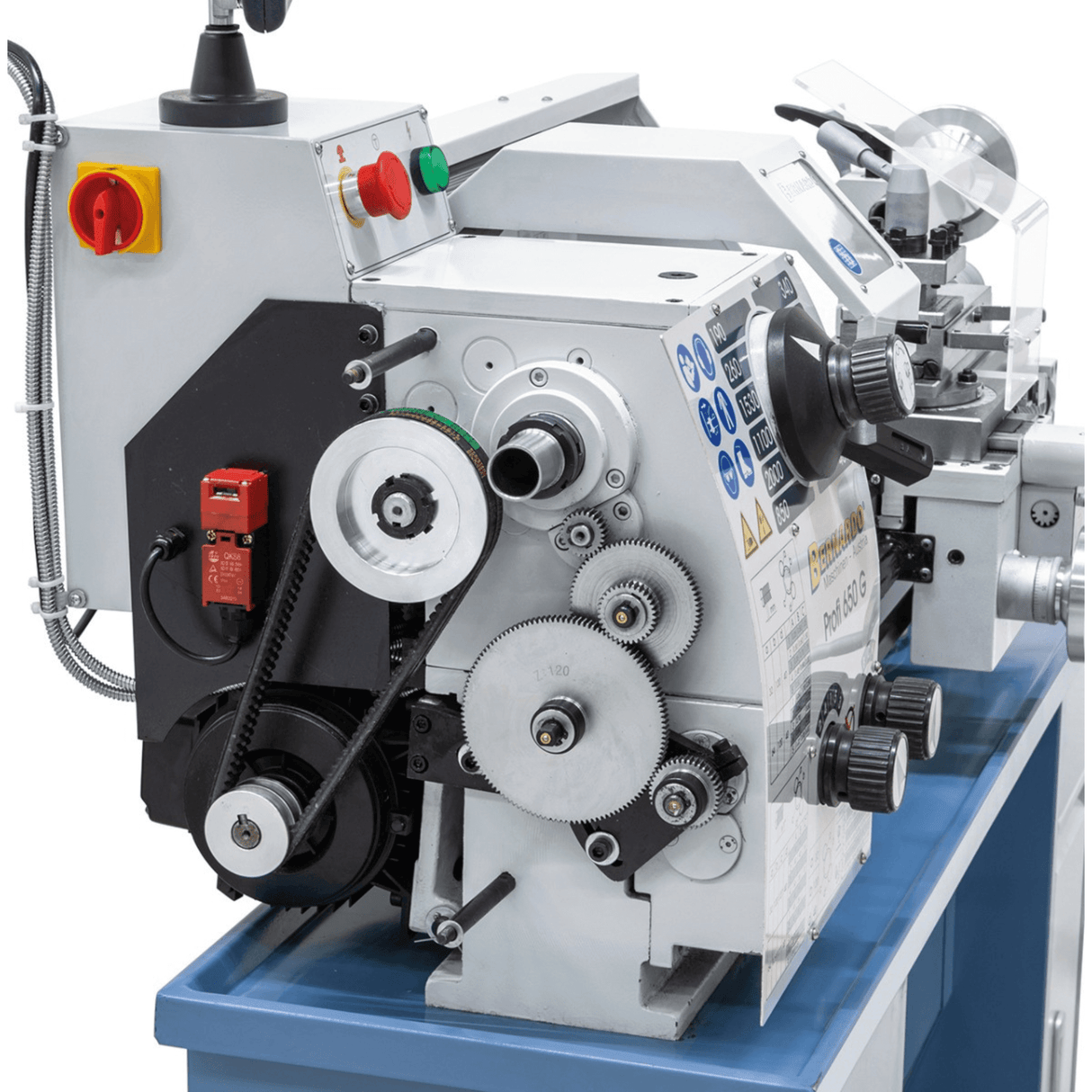 Bernardo Profi 650 G / 230 V Drehmaschine mit 2-Achsen-Digitalanzeige