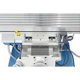 Bernardo UWF 90-1270 Universalfräsmaschine mit Digitalanzeige ES-12 H + pneumatischer Spannvorrichtung DIN 2080 – Tisch 1.270 × 280 mm, ISO 40, vertikale + horizontale Spindeln, 1,5 + 2,2 kW Motor, Gewicht 1.300 kg