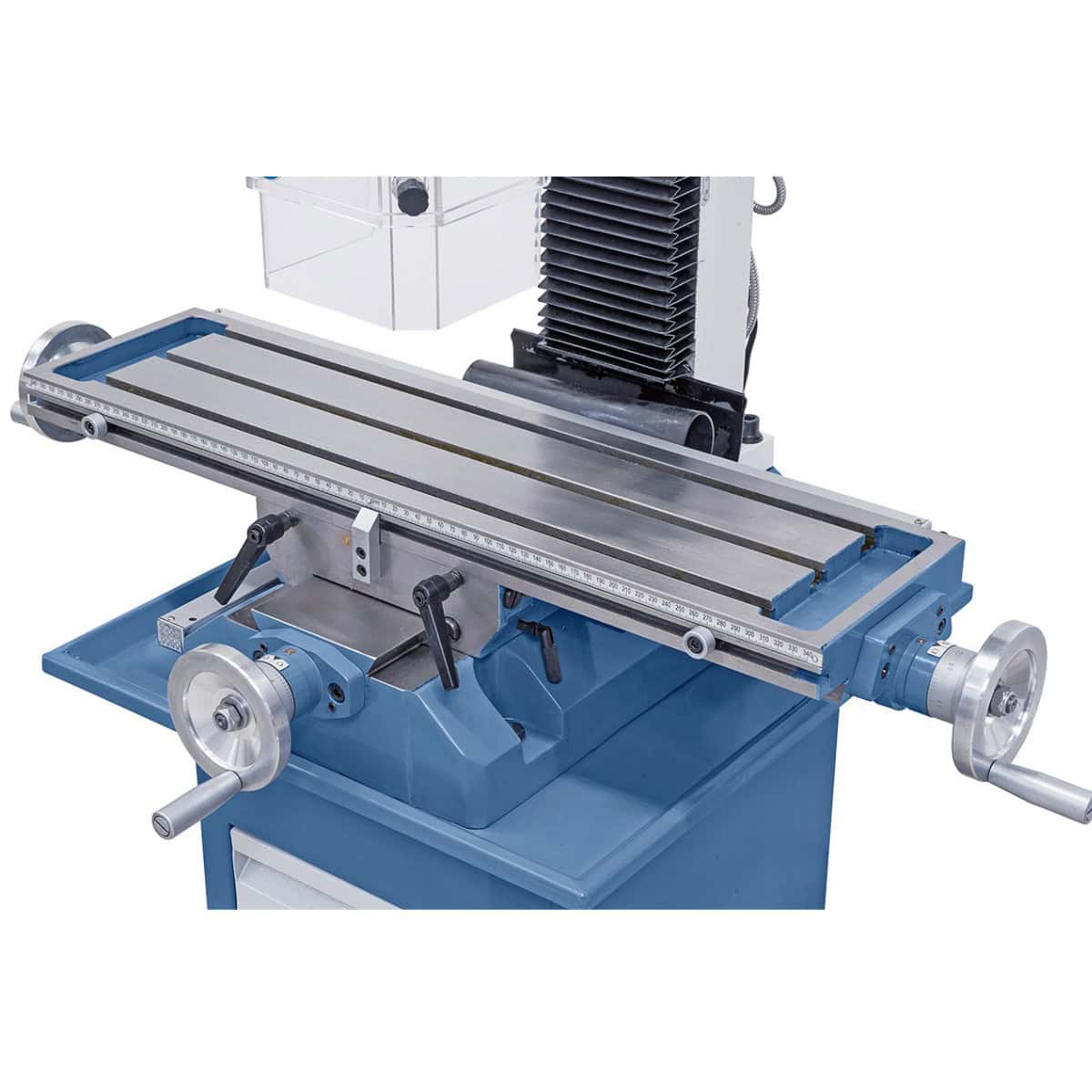 Bernardo BF 28 BDC Bohr- und Fräsmaschine mit 3-Achs-Digitalanzeige ES-12 V, Drehzahlregelung 100–3000 U/min