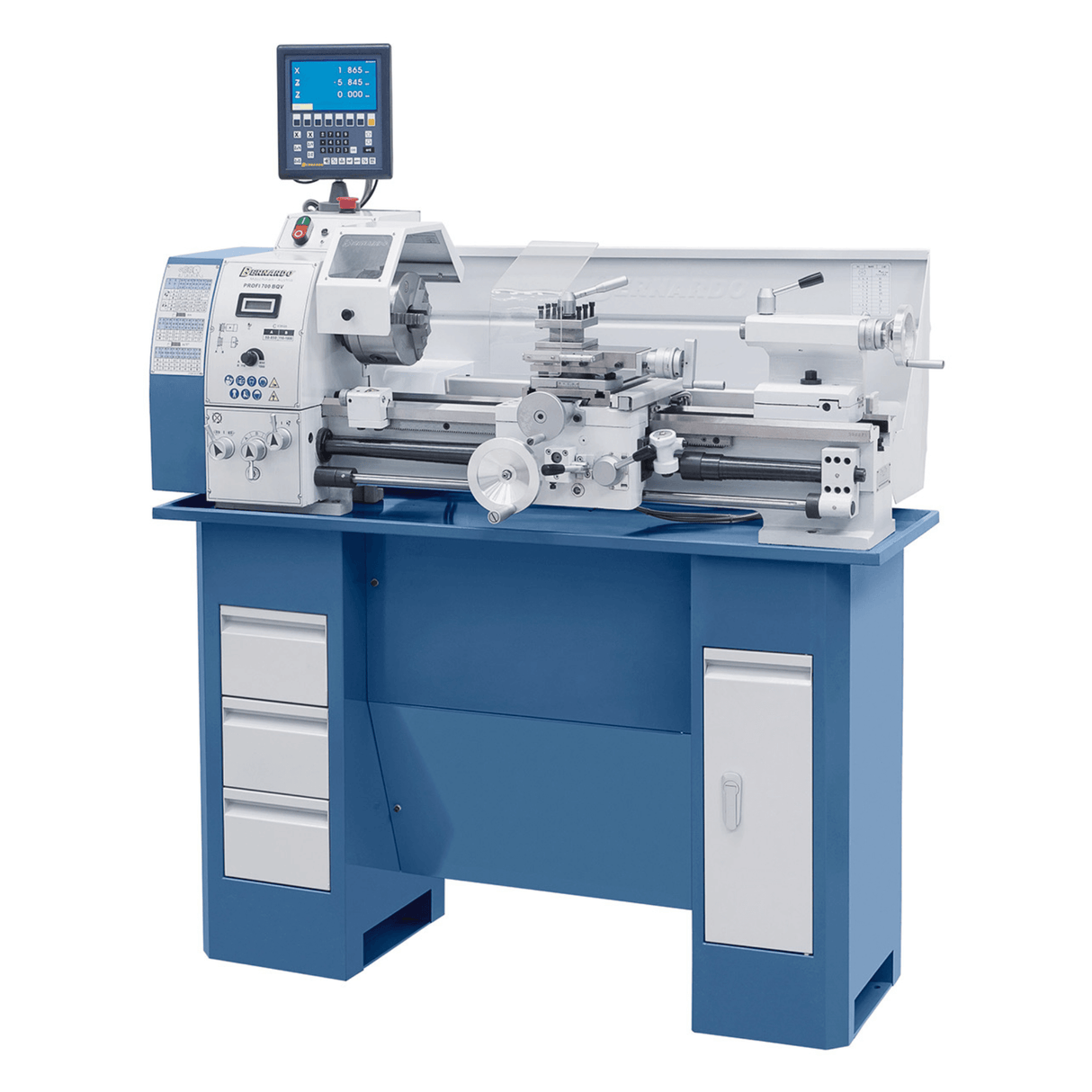 Bernardo Profi 700 BQV Vario Metalldrehmaschine / 230 V mit DRO
