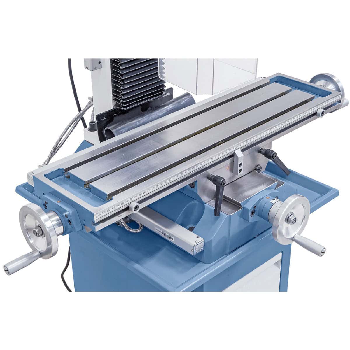 Bernardo BF 28 BDC Bohr- und Fräsmaschine mit 3-Achs-Digitalanzeige ES-12 V, Drehzahlregelung 100–3000 U/min