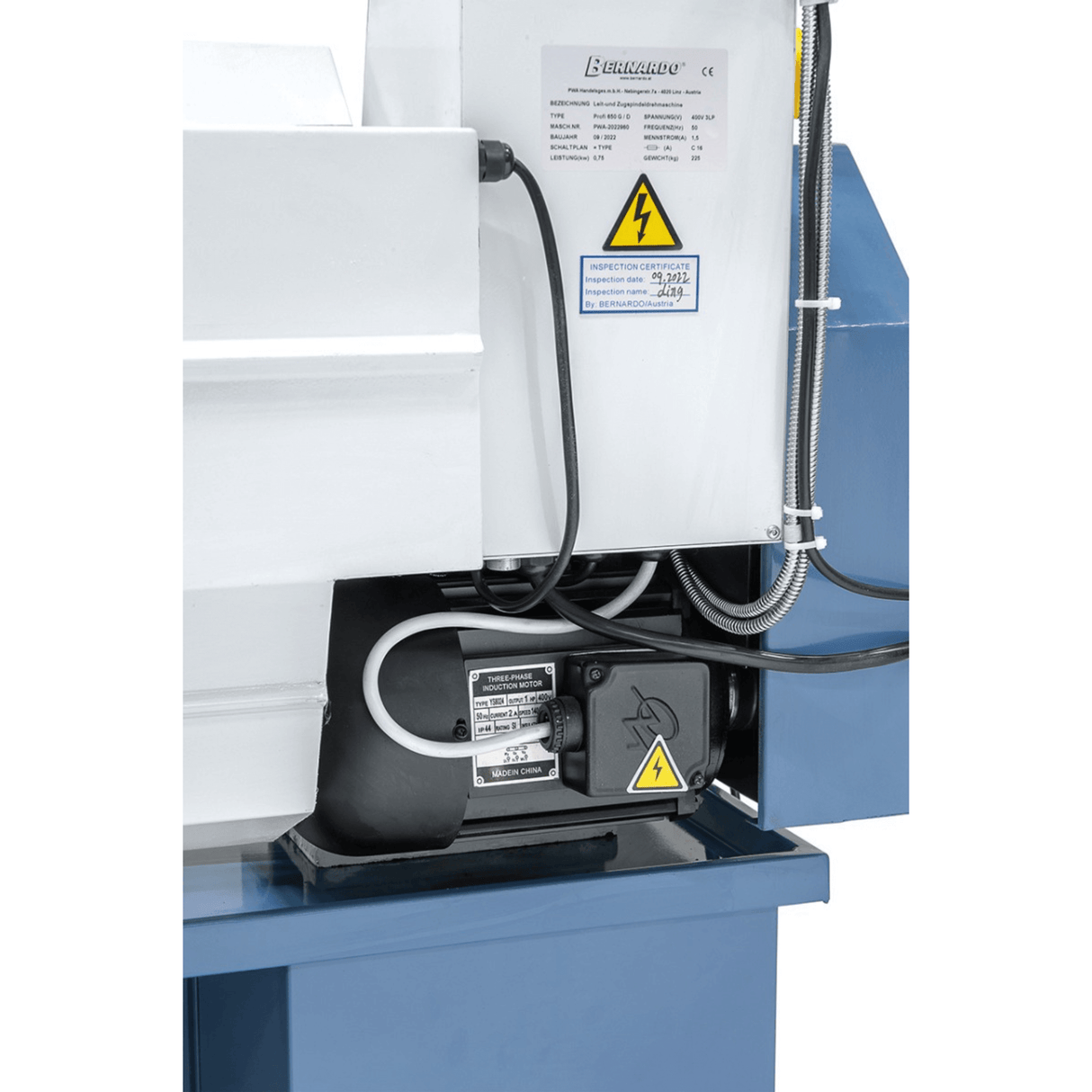 Bernardo Profi 650 G / 230 V Drehmaschine mit 2-Achsen-Digitalanzeige