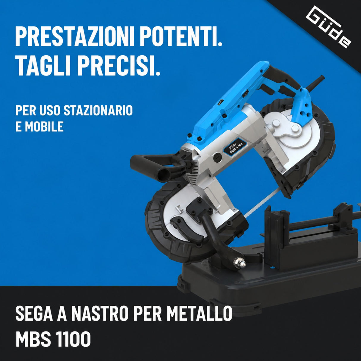 Sega a nastro per metallo Guede 1100 W