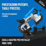 Sega a nastro per metallo Guede 1100 W