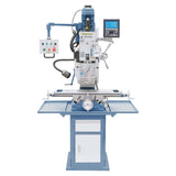 Trapano-fresatrice Bernardo FM 50 HSV cambio 12 velocità 75-3.200 rpm con motore sollevamento testa e DRO 3 assi