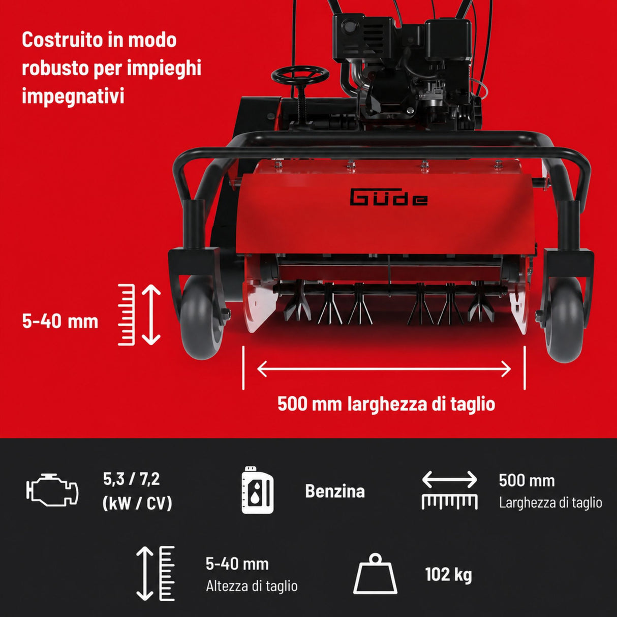 Güde GSM 500 Schlegelmäher