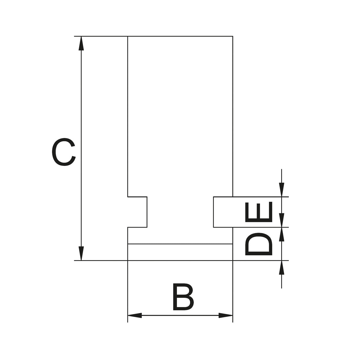 DSJ-DK11-160 Weiche einteilige Backen