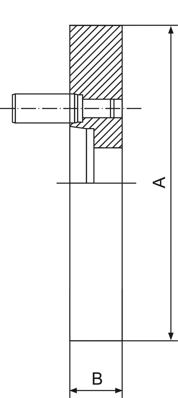 Bernardo Werkzeugmaschinenzubehör Spindelflansch FL-400/D8