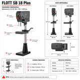 Flott SB 18 Plus Inverter-Bohrmaschine 30-3000 U/min