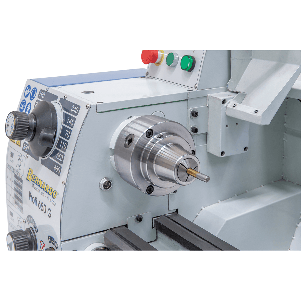 Bernardo Profi 650 G / 230 V Drehmaschine mit 2-Achsen-Digitalanzeige