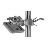Flott Werkzeugmaschinenzubehör Kombinierter Bohrtisch mit Schraubstock (für Säulen Ø 110 mm)