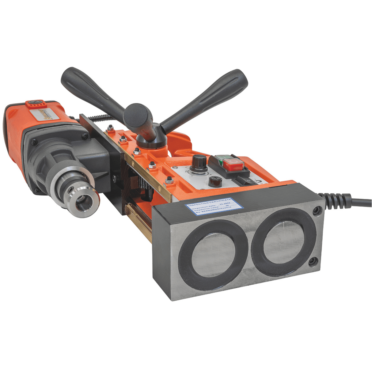 Bernardo MD 3550 VD Magnetkernbohrmaschine – Ø 35 mm × 50 mm, variable Drehzahl (Variable Drive), 1550-W-Motor, Gewicht 11 kg