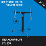 Güde Trockenbauplattenheber - 68 kg