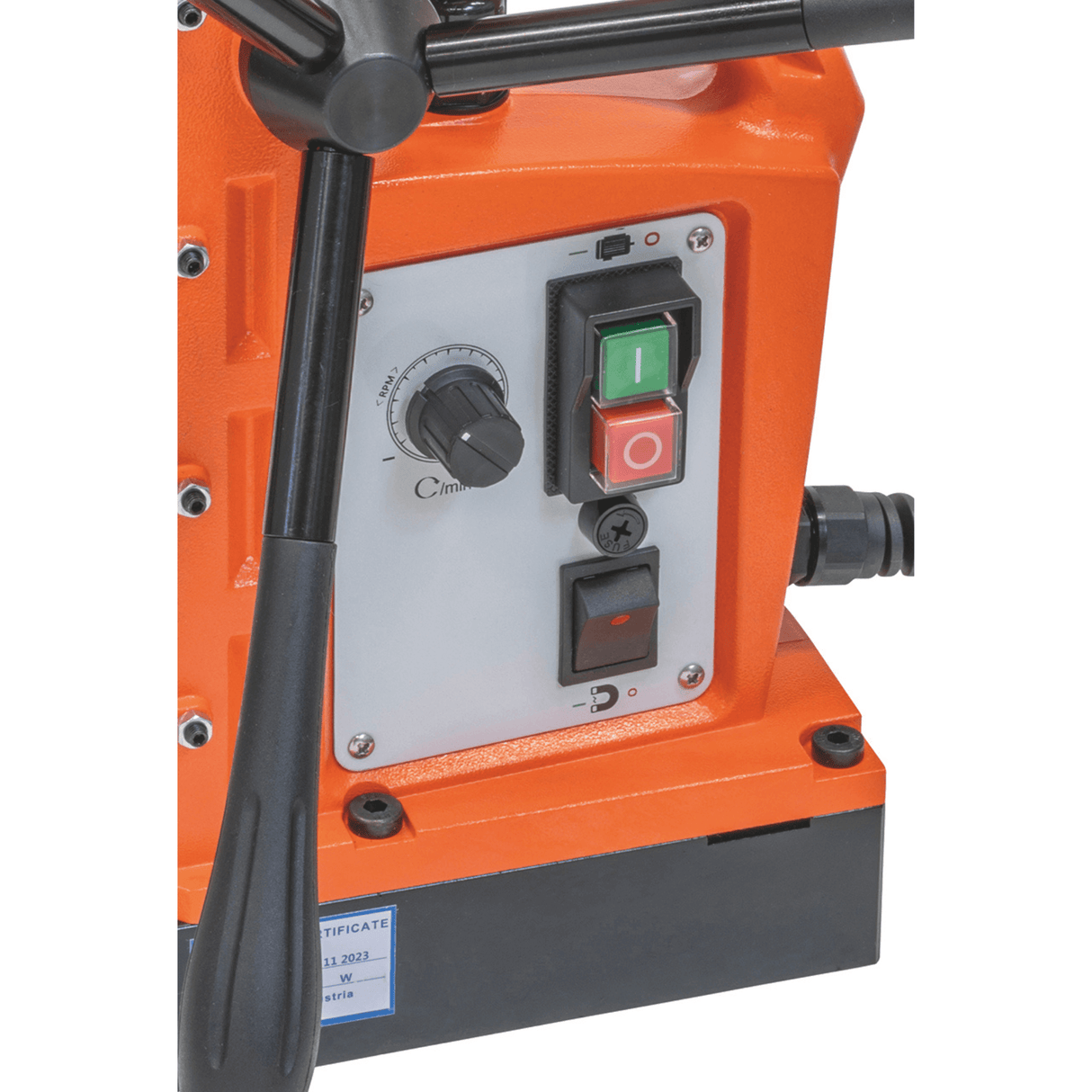 Bernardo MD 6050 VD Magnetkernbohrmaschine – Ø 60 mm × 50 mm, variable Drehzahl (Variable Drive), 1890-W-Motor, Gewicht 17 kg
