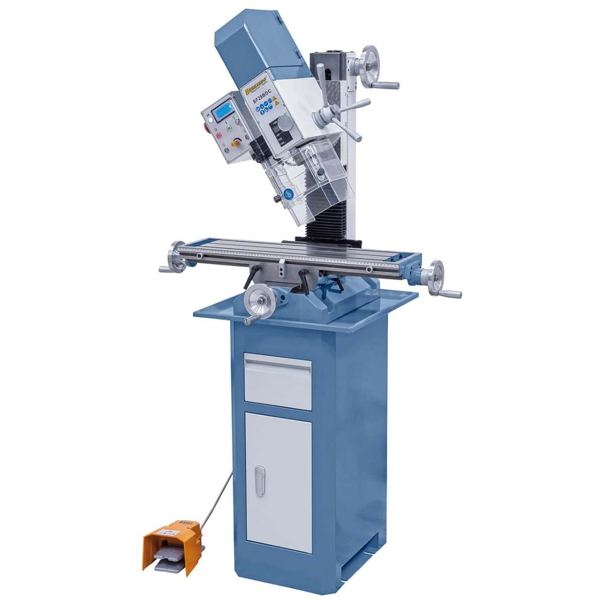 Bernardo BF 28 BDC 230 V Bohr-Fräsmaschine mit digitaler Drehzahl- und Hubanzeige