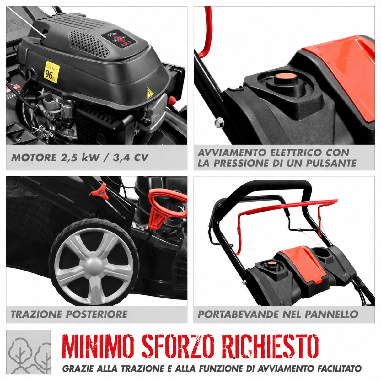 Güde ECO WHEELER 464.4 R Li ES Rasenmäher