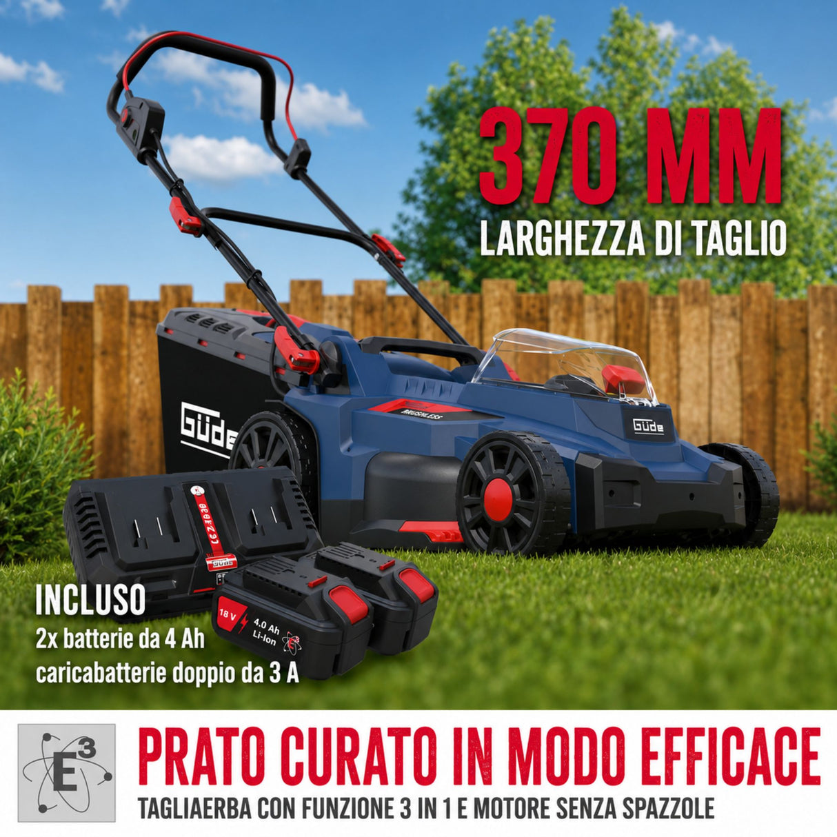 Tagliaerba a batteria Güde RM 36-402-30.37