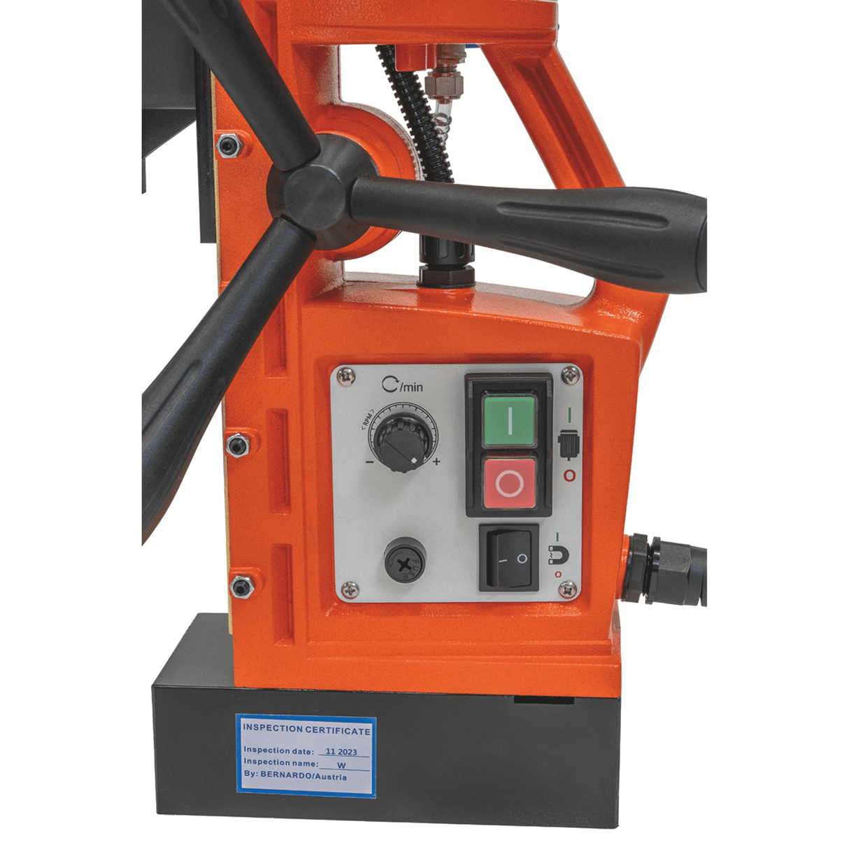 Bernardo MD 5050 VD Magnetkernbohrmaschine – Ø 50 mm × 50 mm, variable Drehzahl (Variable Drive), 1700-W-Motor, Gewicht 11,2 kg