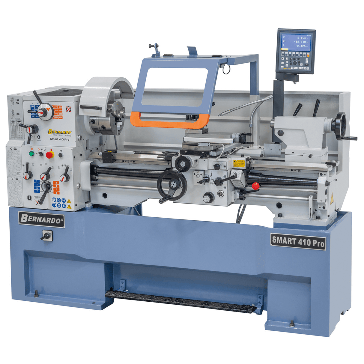 Bernardo Smart 410 x 1000 Pro Parallel-Metalldrehmaschine mit 3-Achsen-Digitalanzeige