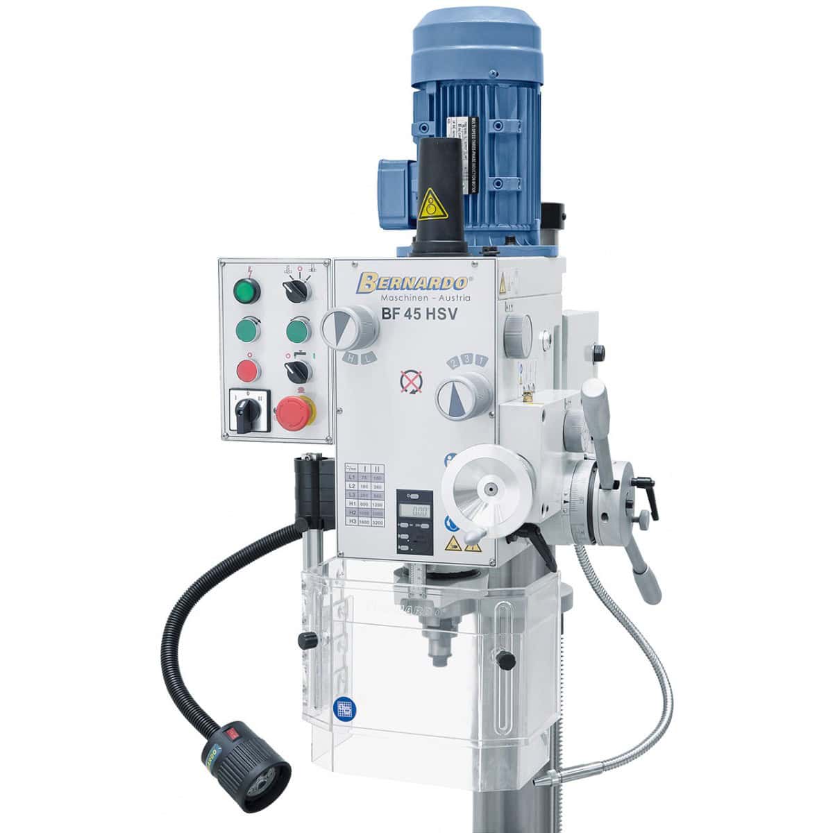 Bernardo BF 45 HSV Bohr-Fräsmaschine mit X-Achsen-Vorschub