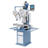 Trapano-fresatrice Bernardo FM 50 HSV cambio 12 velocità 75-3.200 rpm con motore sollevamento testa e DRO 3 assi