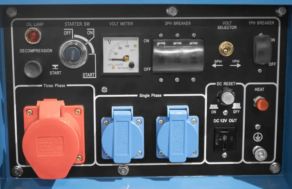 Generatore di corrente Guede di corrente diesel 5000 W GSE 5501 DSG