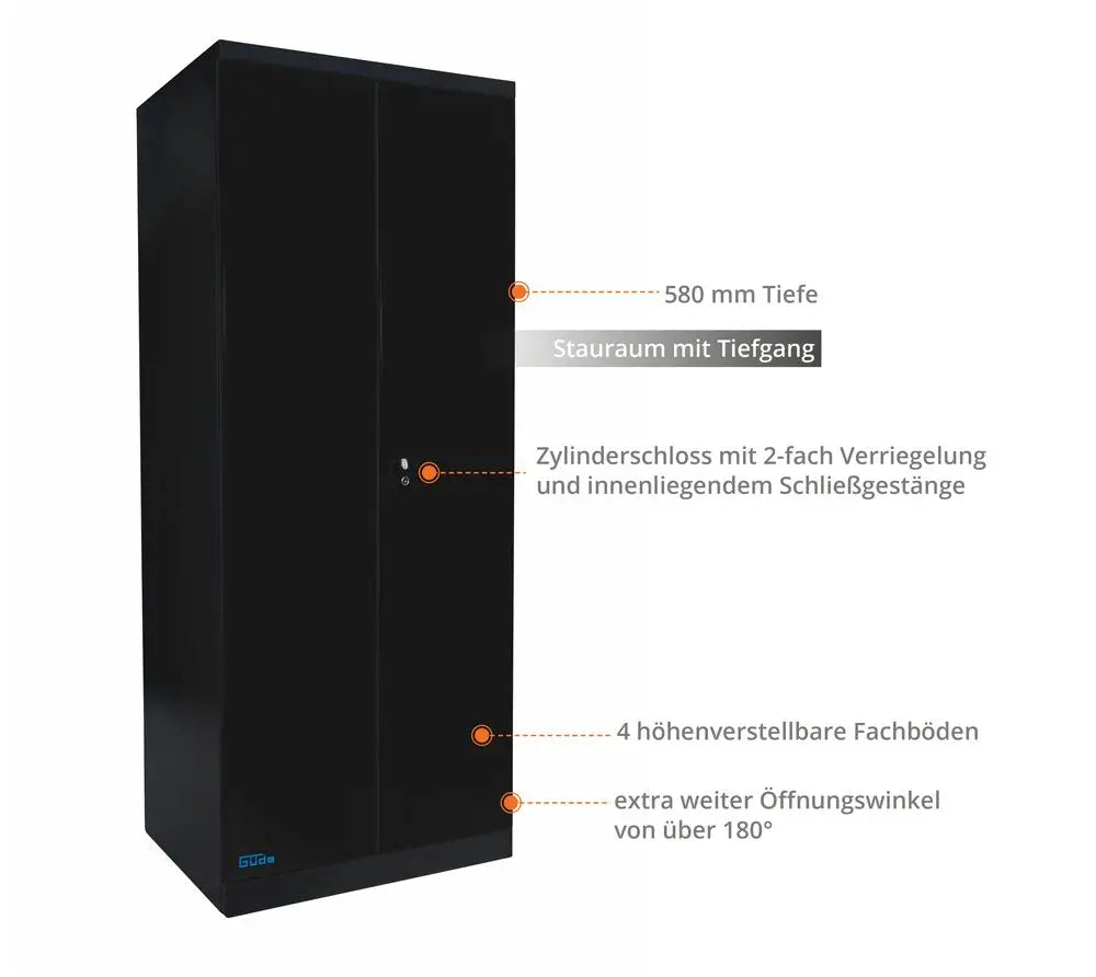Guede Werkbank-Werkzeugschrank TYP BG Black Line