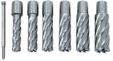 Bernardo Schneidwerkzeugsatz HSS CDL Standard-Kernbohrer, 14 - 24 mm, Bohrtiefe 50 mm