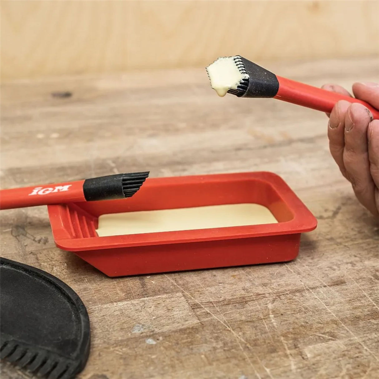 Silikon-Leimpinsel-Set – 24 mm und 13 mm + Spachtel
