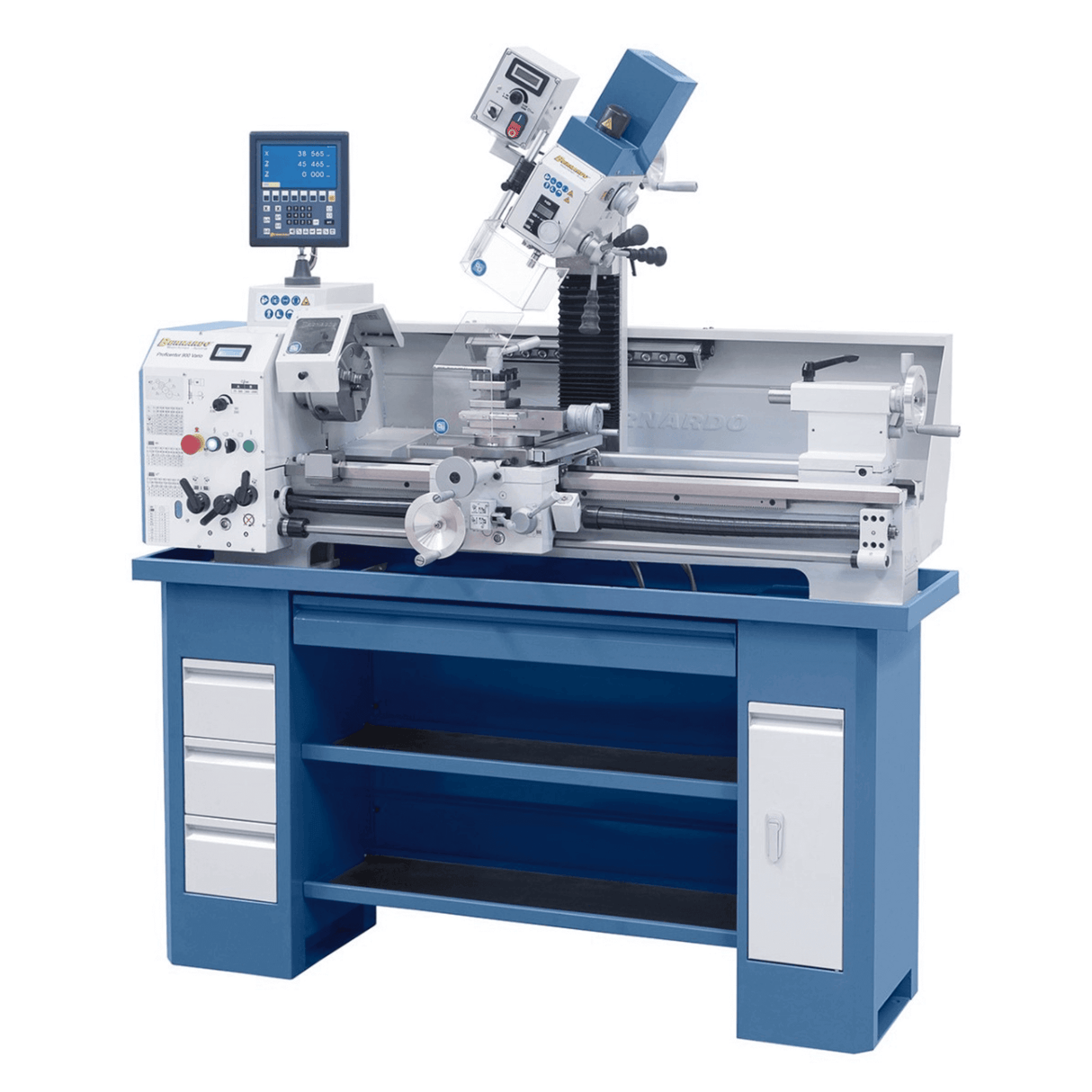 Bernardo Proficenter 900 Vario Metalldrehmaschine / 230 V mit Digitalanzeige