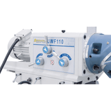 Bernardo UWF 110 Universalfräsmaschine – 360°-Universalkopf, ISO 40, 1120 × 260 mm Tisch, 2,2 kW Motor, 3-Achsen-Digitalanzeige ES-12 H