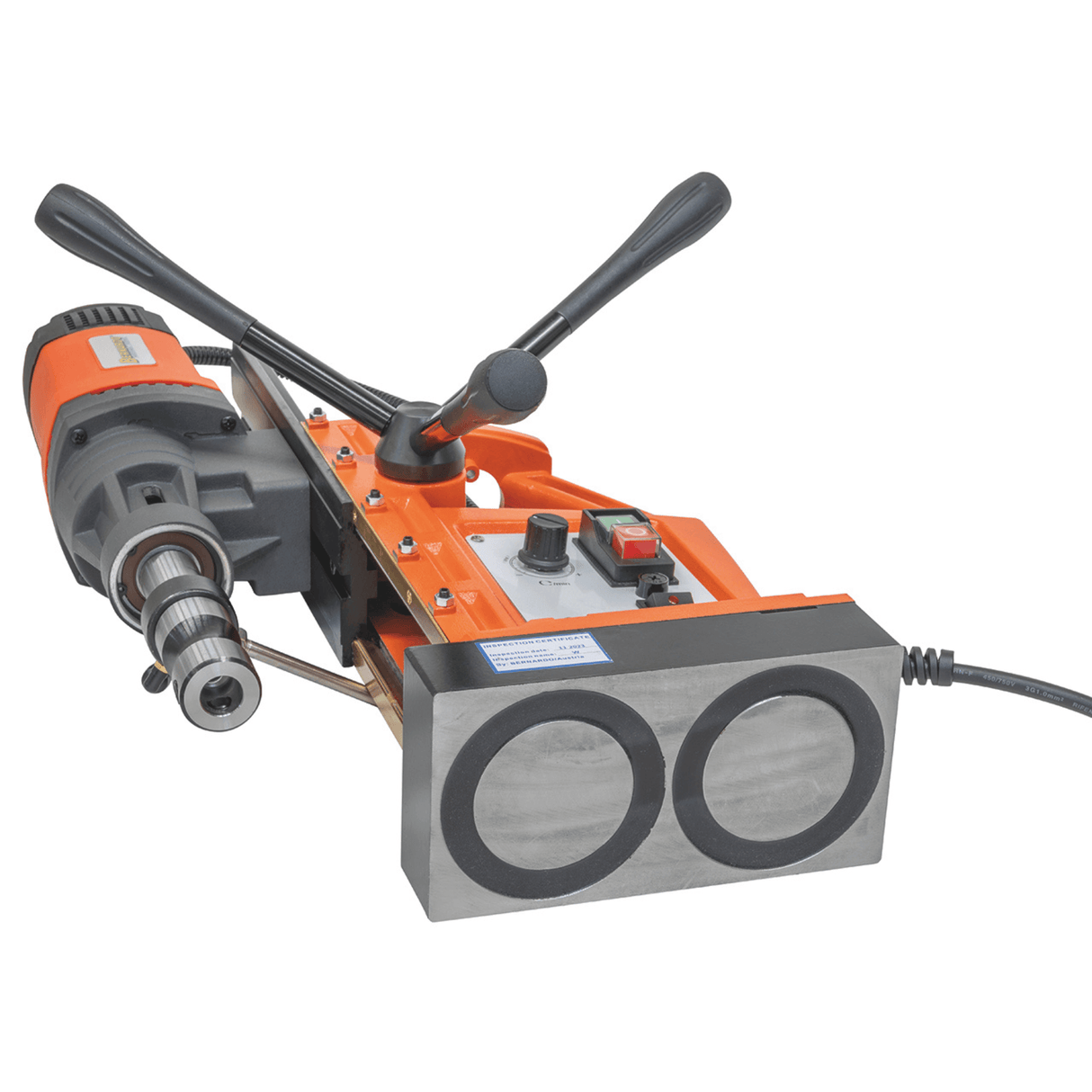 Bernardo MD 6050 VD Magnetkernbohrmaschine – Ø 60 mm × 50 mm, variable Drehzahl (Variable Drive), 1890-W-Motor, Gewicht 17 kg